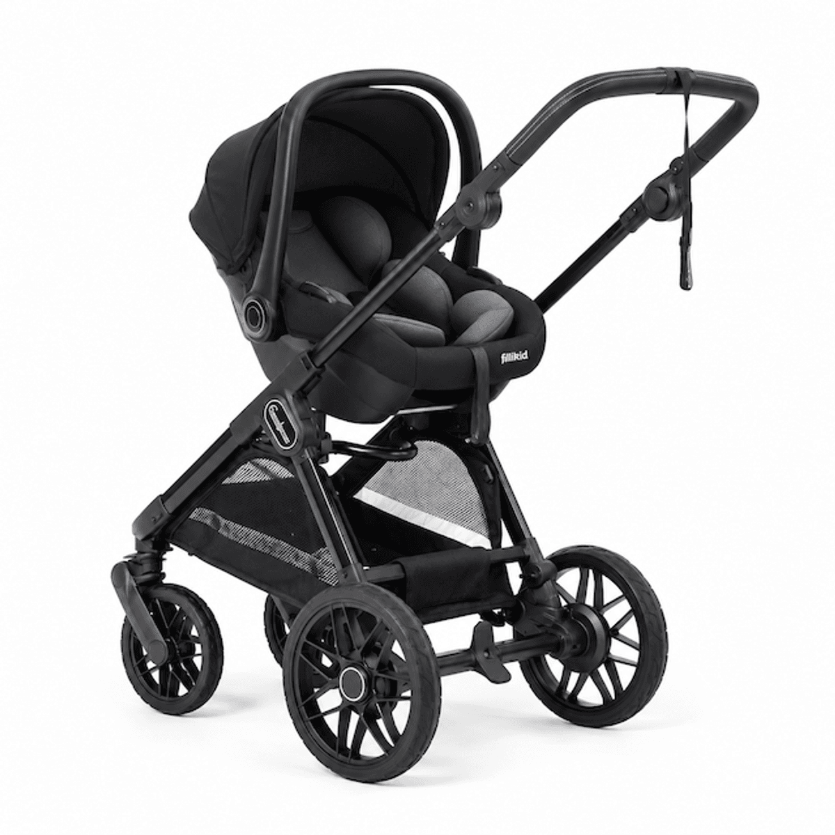 Emmaljunga 2027 | Sento Pro Kombi Flat + Fillikid Bilstolpakke | Urban Green
