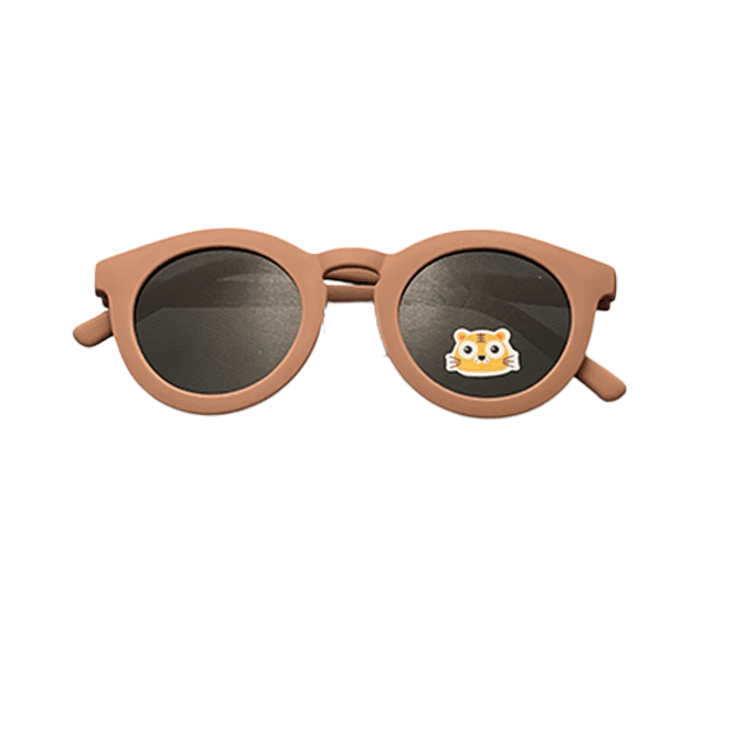 Hovedbilde Troller | TinyShade | Solbrille til barn i silikon | 0-3 år | Mauve Rosa