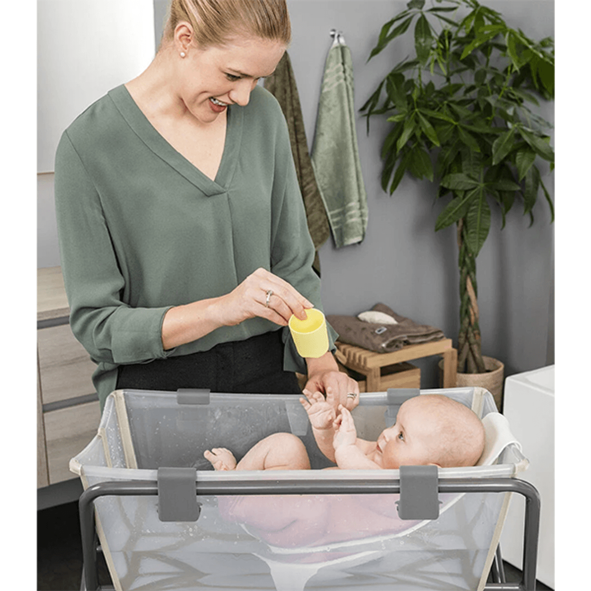 Stokke | Flexi Bath Badekar Bundle | Sandy Beige