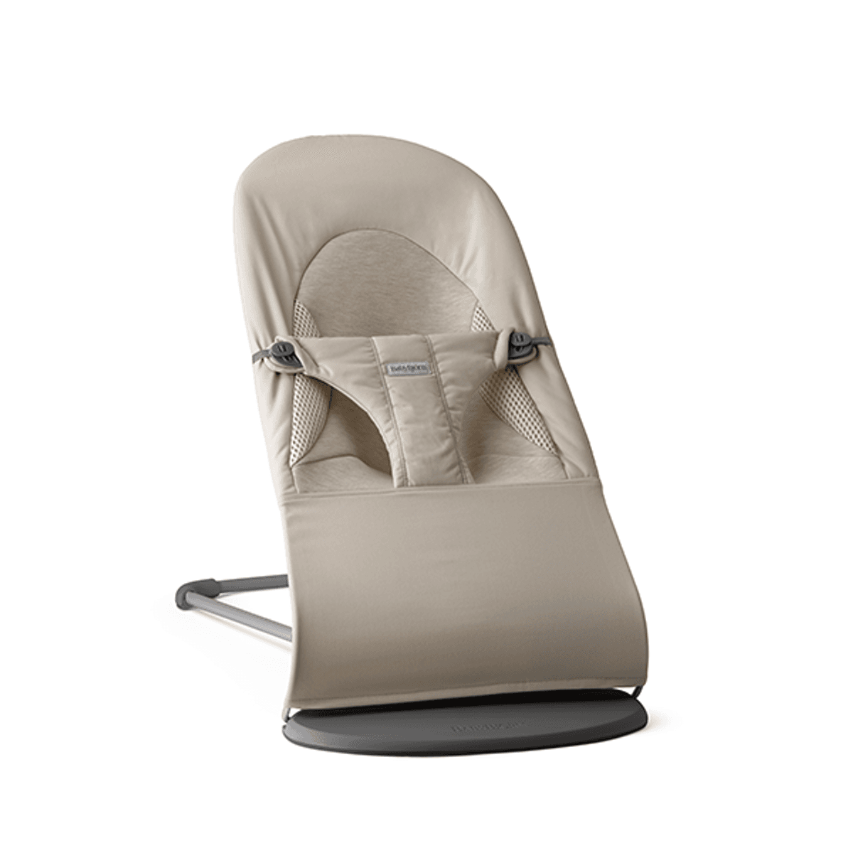BabyBjörn | Vippestol Balance Soft | Vevd Jersey Tri-Fabric | Sandgrå 