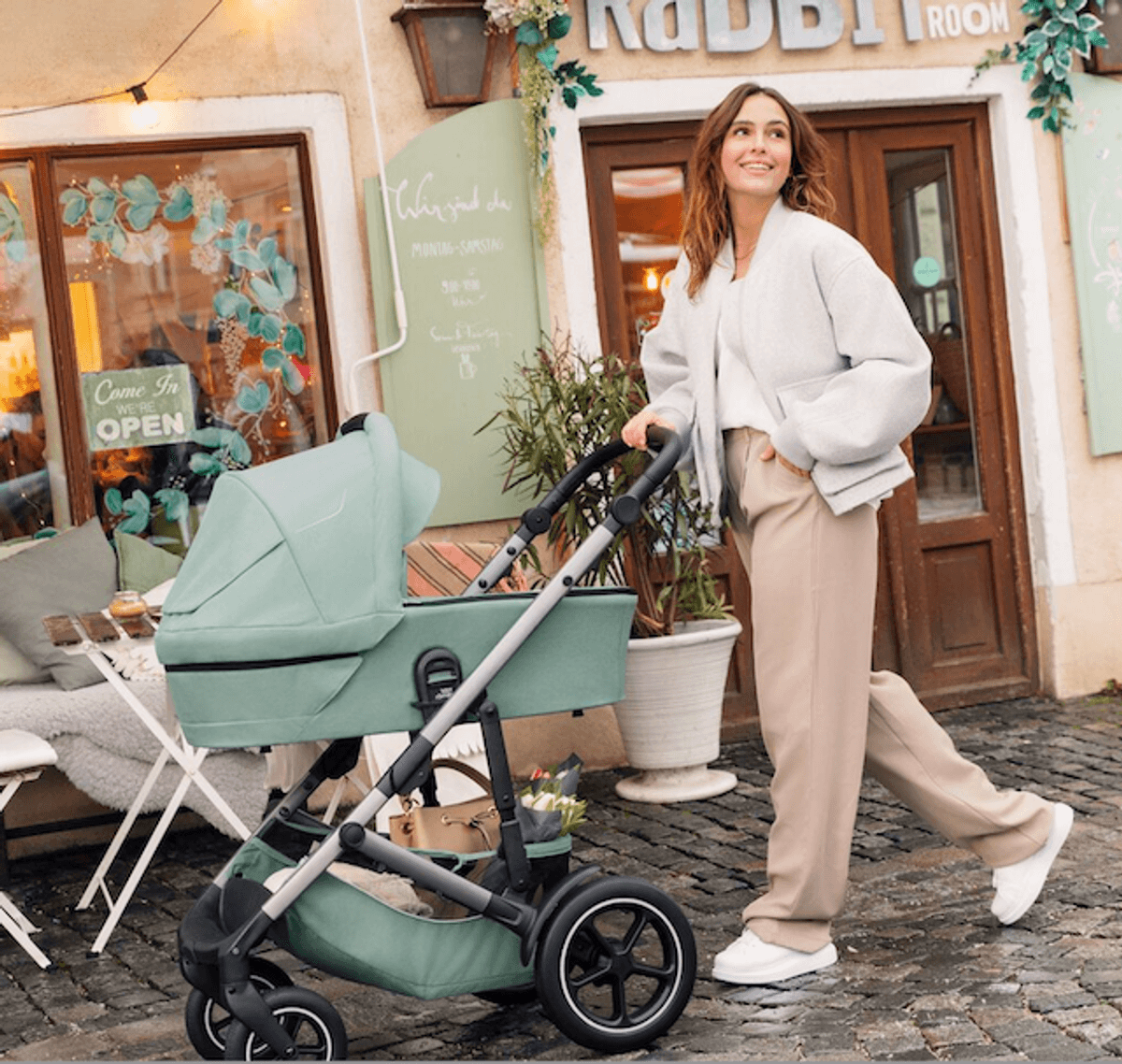 Britax | Smile 5Z Kombivogn + BABY-SAFE Pro Bilstol & Base | Black and Green 