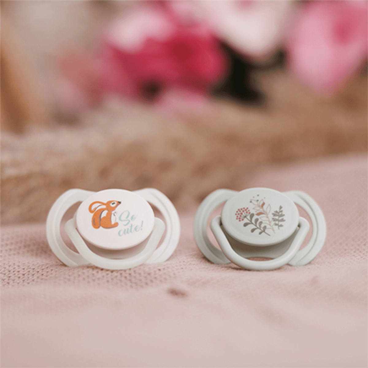 Babyono | Symmetrisk Sillikonsmokk | 6-18 mnd.
