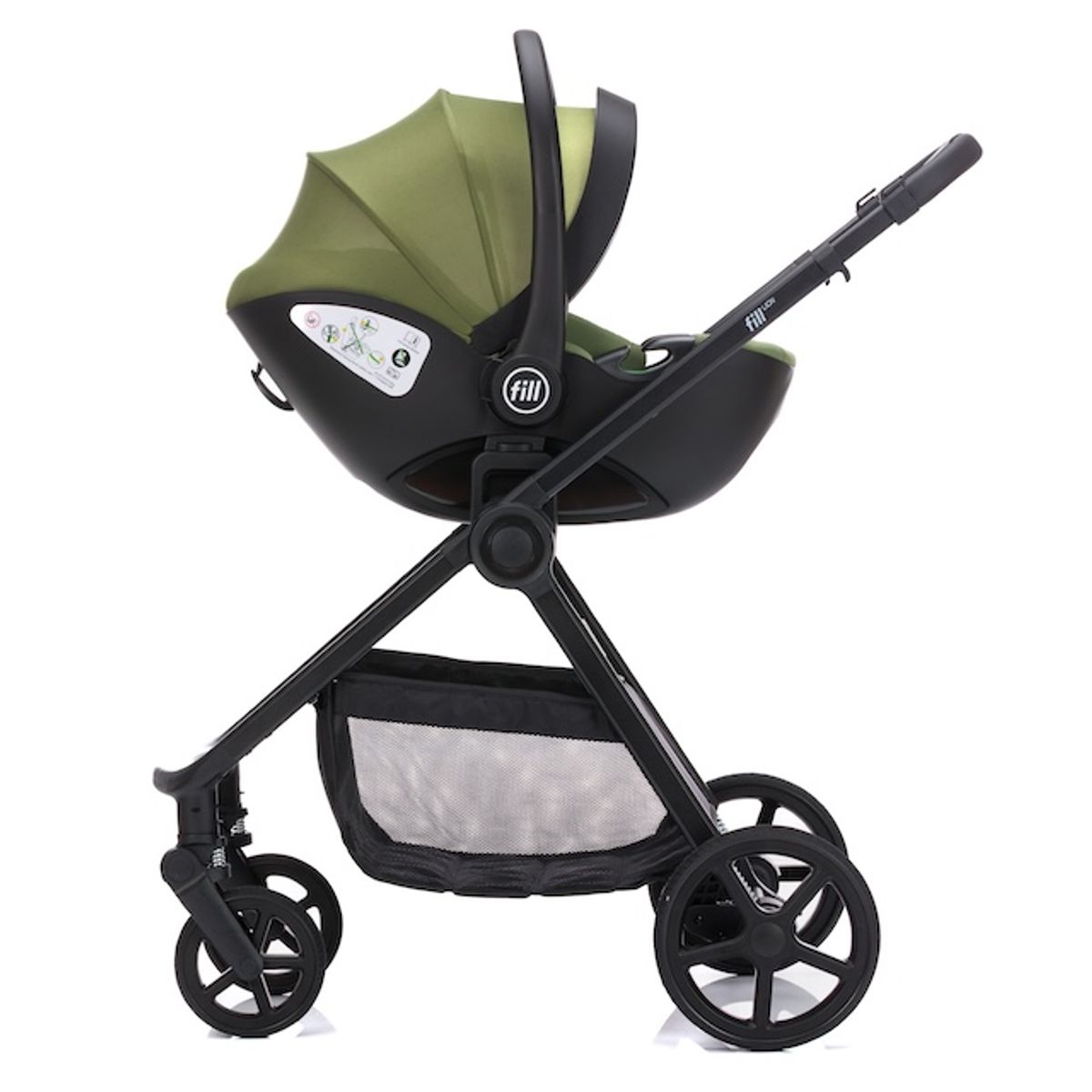  Fillikid | Lion vognpakke + bilstol | Forest green