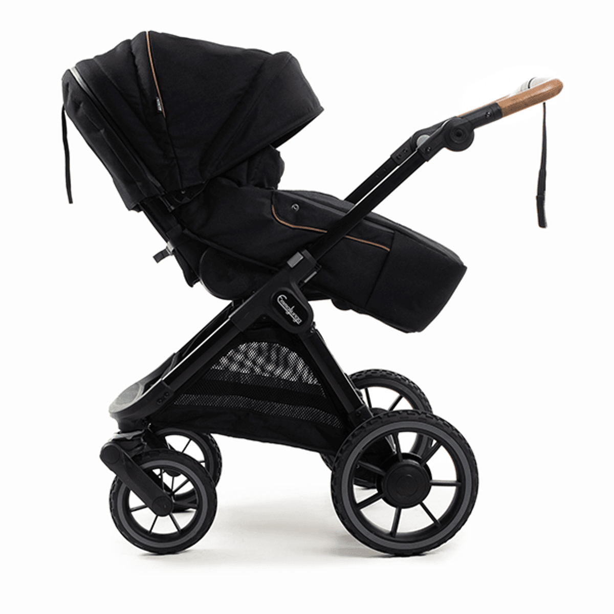 Emmaljunga 2025 | 3in1 Fottrekk FLAT+ | Outdoor Olive