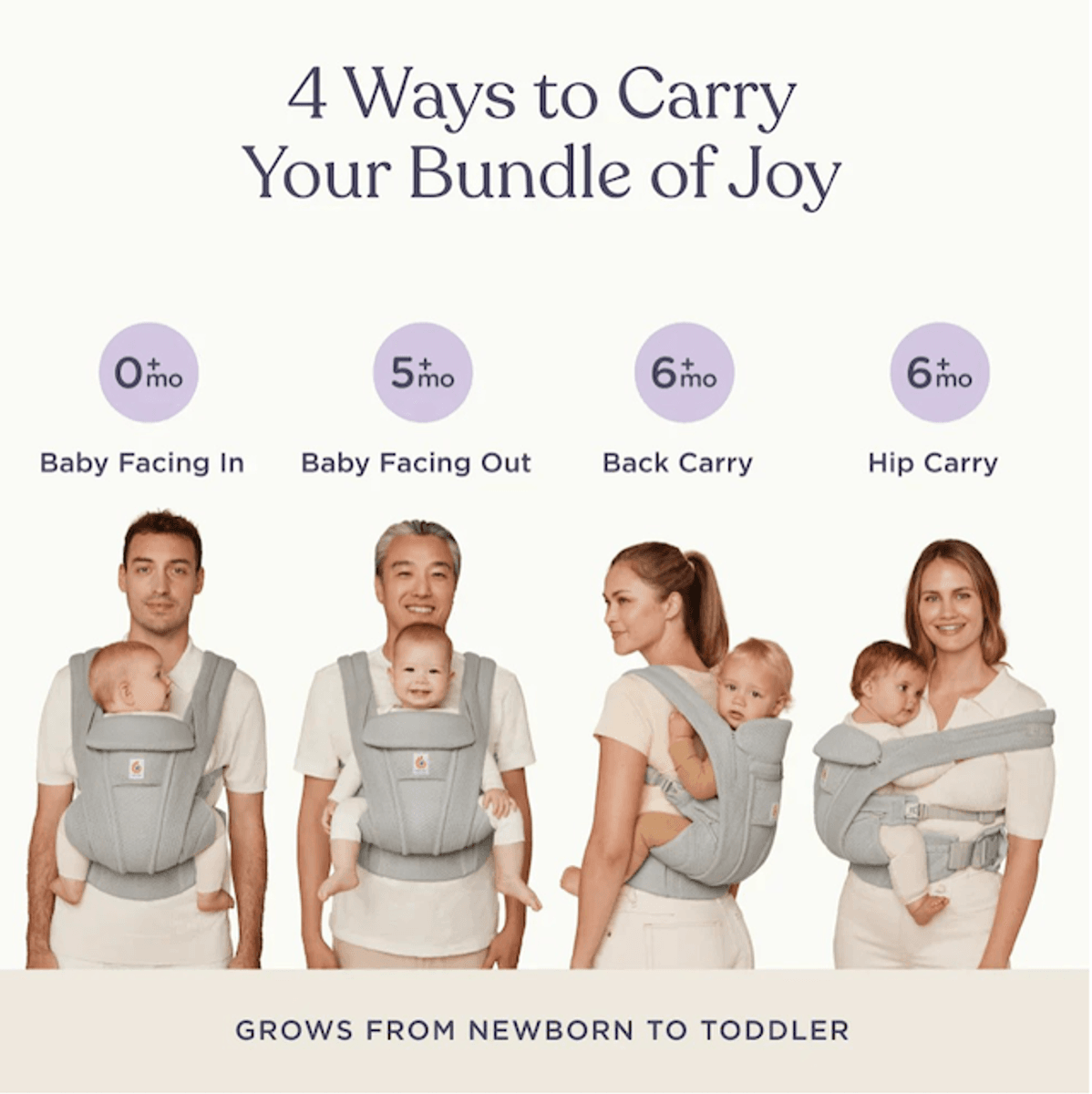 Ergobaby | Omni Deluxe Mesh Bæresele | Soft Olive