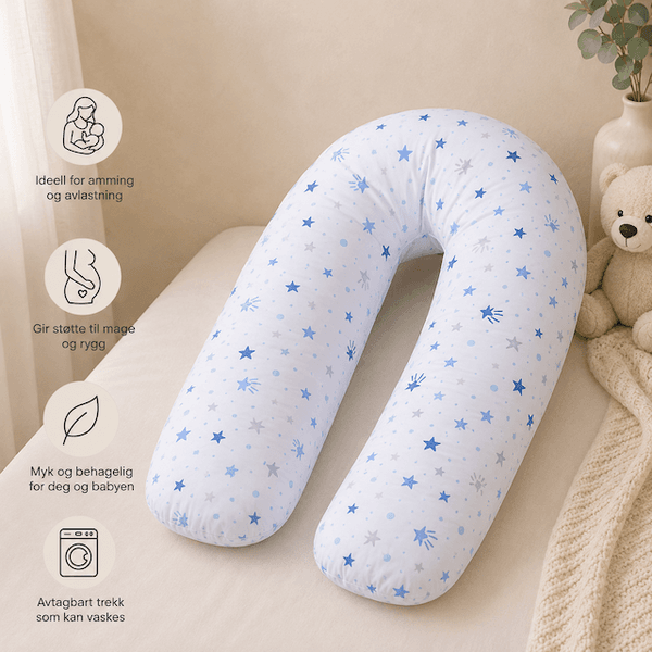Hovedbilde Fillikid | Gravid & Ammepute | 190 cm | Stars White/Blue