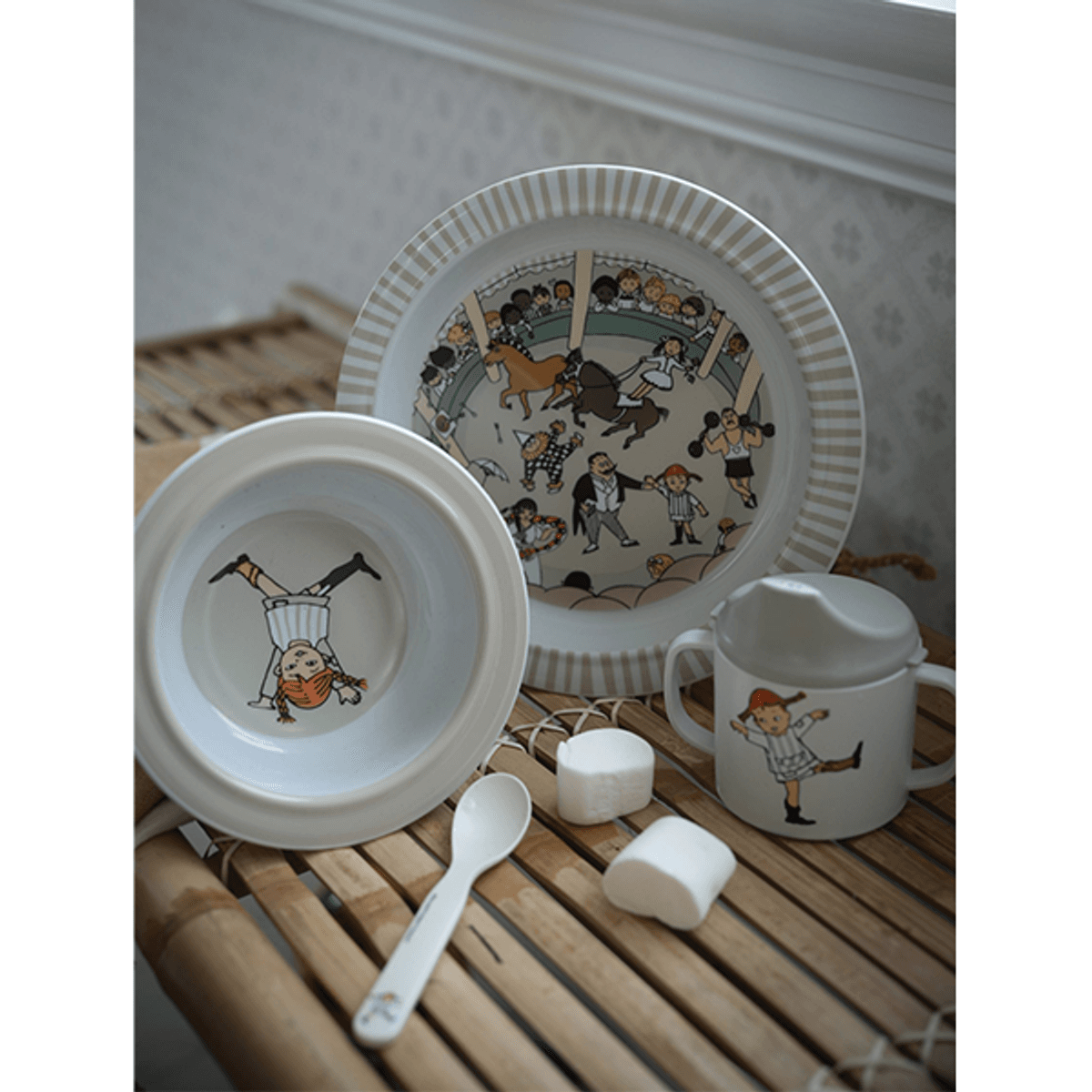 Rätt Start | Pippi Circus Barneskjeer | 2 pk. | Rosa