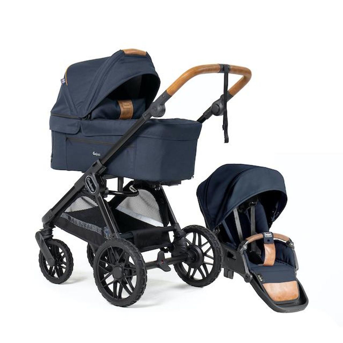 Emmaljunga 2026 | Sento Pro Kombi Flat+ | Outdoor Dark Navy
