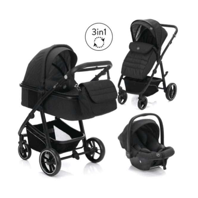Hovedbilde Fillikid | Jaguar Vognpakke + bilstol | Grey Melange