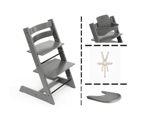 Bilde av Stokke | Tripp Trapp Pluss Pakke | Storm Grey