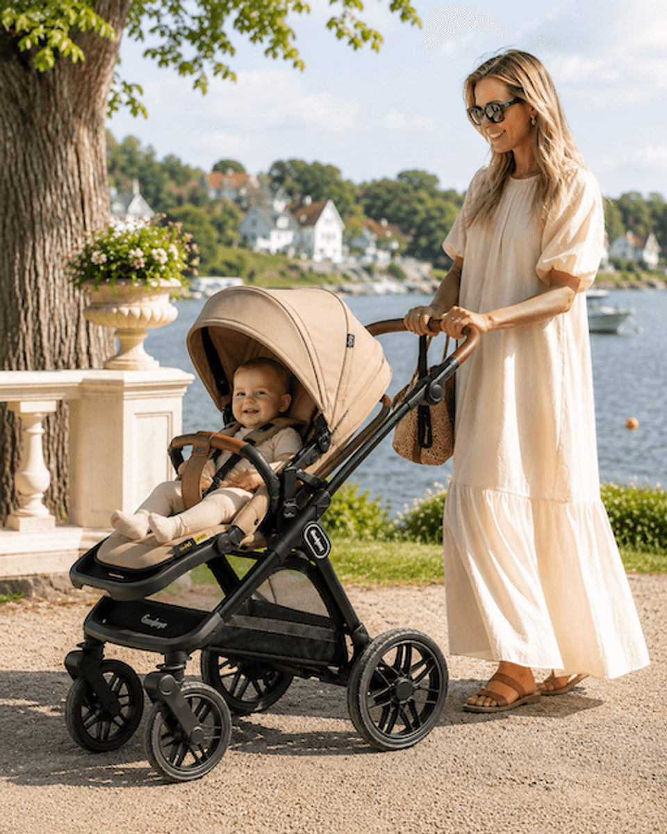 Emmaljunga | Jubileums Vogn + Nuna Pipa Urbn Bilstol | Sento Pro Kombi Ergo+