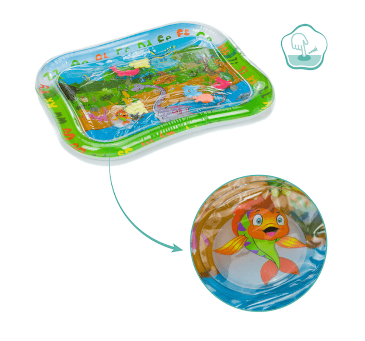 Fillikid | Lekematte med vann | Dino