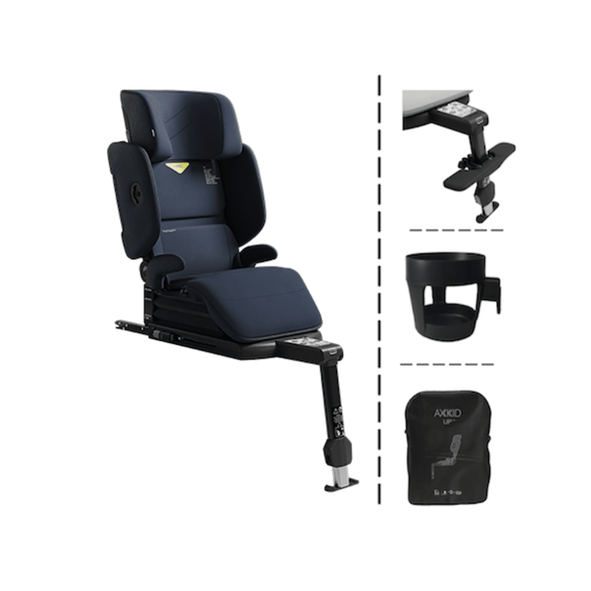 Axkid  | UP  Beltestol 4-12 år og Utstyrspakke | Glacier Lake Blue