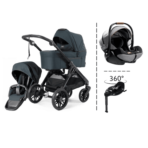 Hovedbilde Emmaljunga | Sento Max Flat + Joie Bilstol & 360 Base | Urban Forest