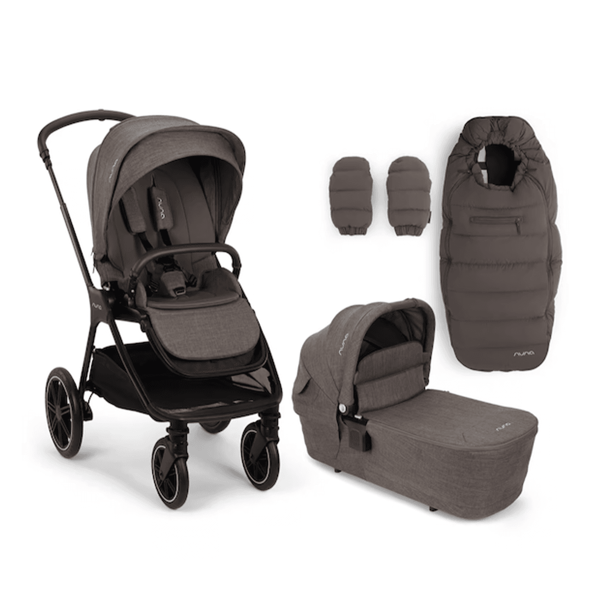 Nuna | Triv LX Kombivogn sett | Chestnut