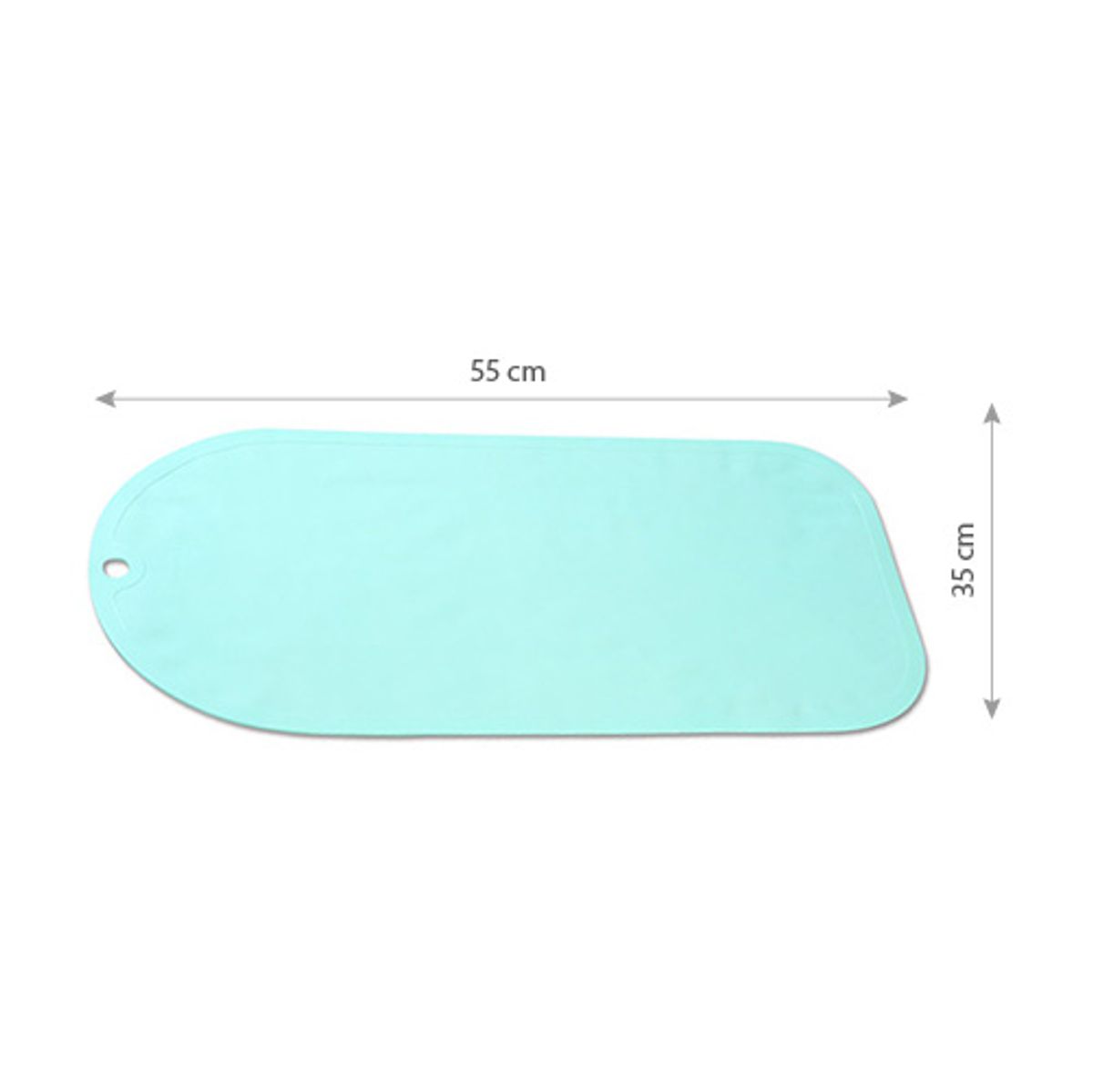 Babyono | Badematte Non-Slip| 55x35 cm | Grønn