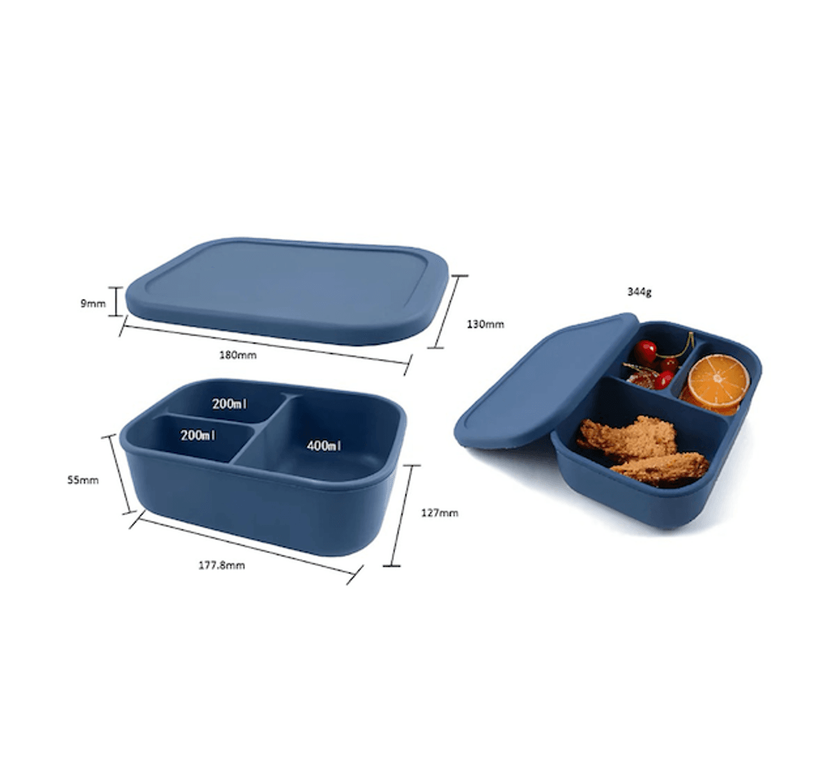 Troller | Silikon Matboks | Rosa