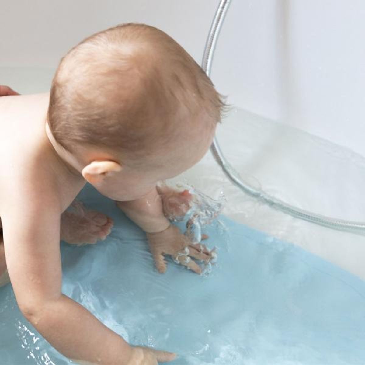 Babyono | Badematte Non-Slip | 70x35 cm  | Grønn