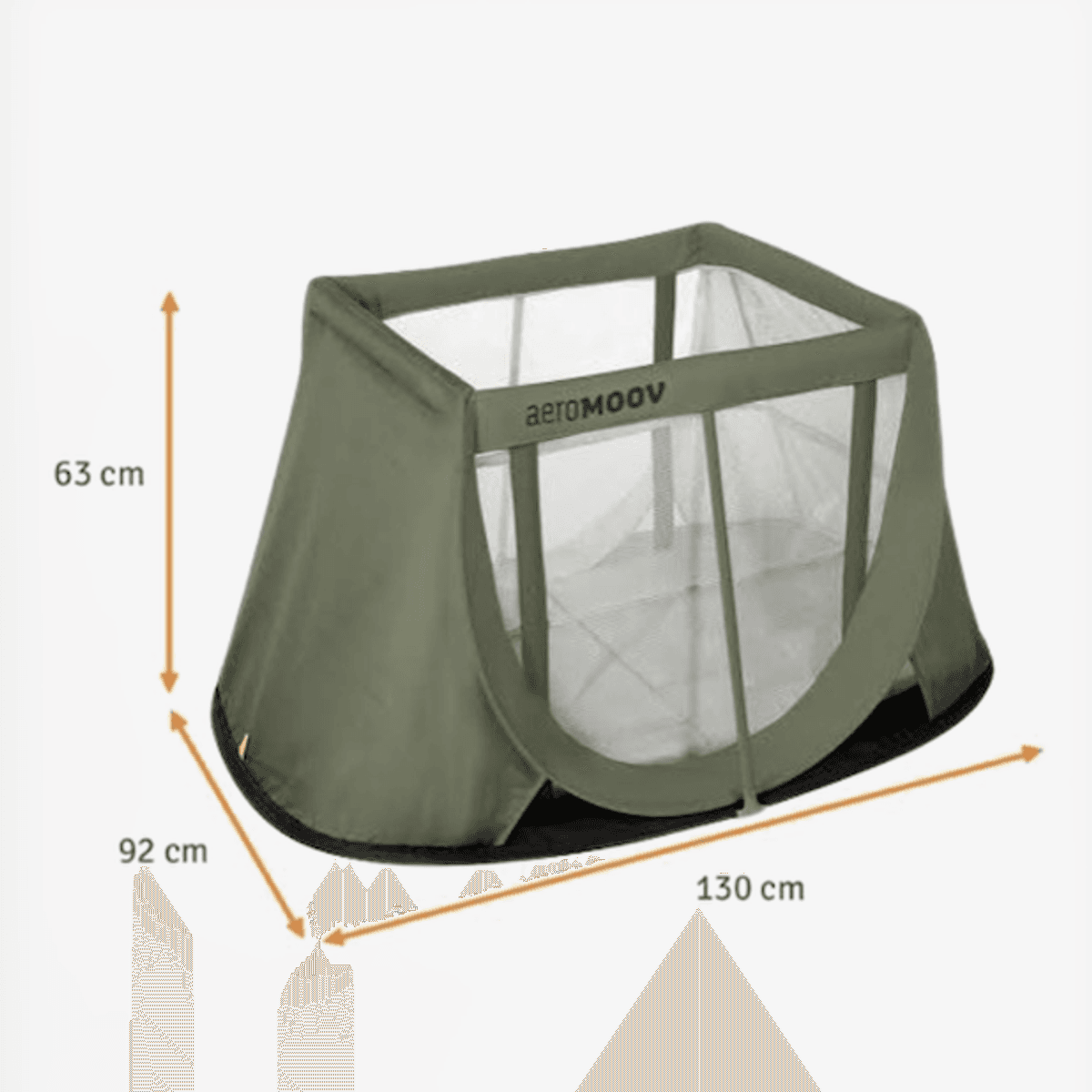 AeroMoov | Instant Pop-UP Reiseseng | Moss Green