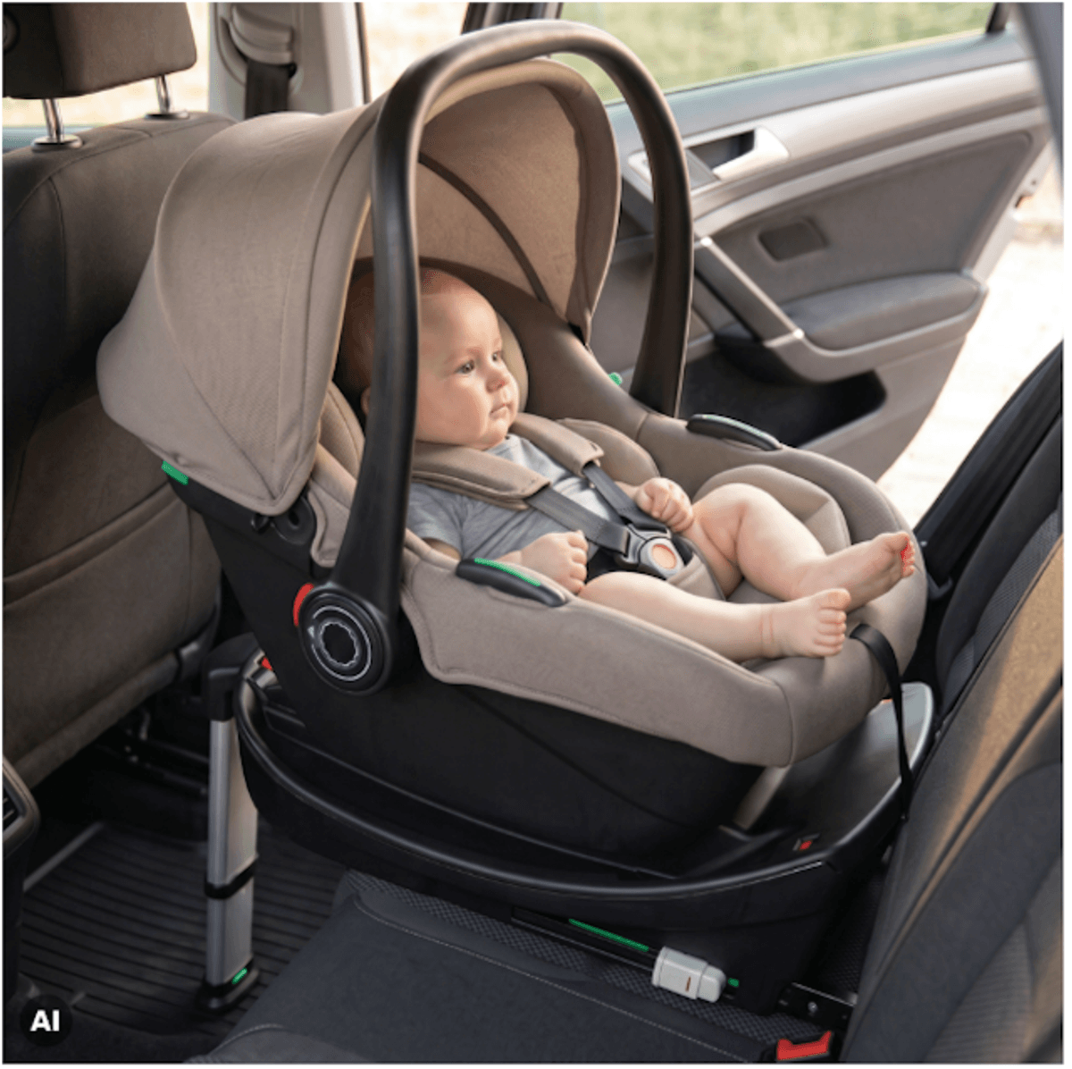 Emmaljunga 2027 | Sento Pro Kombi Ergo + Fillikid Bilstolpakke | Outdoor Green