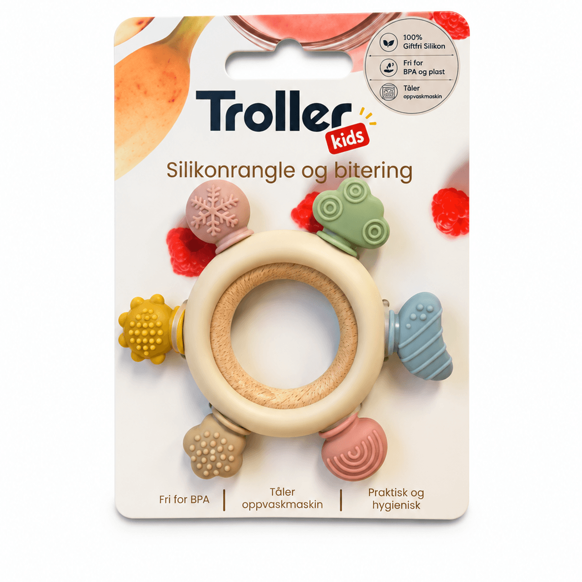 Troller Kids | Silikon Bitestjerne | Dus Natur