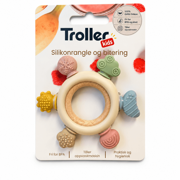 Troller Kids | Silikon Bitestjerne | Dus Natur