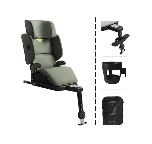 Hovedbilde Axkid  | UP  Beltestol 4-12 år og Utstyrspakke | Nordic Bloom Green 