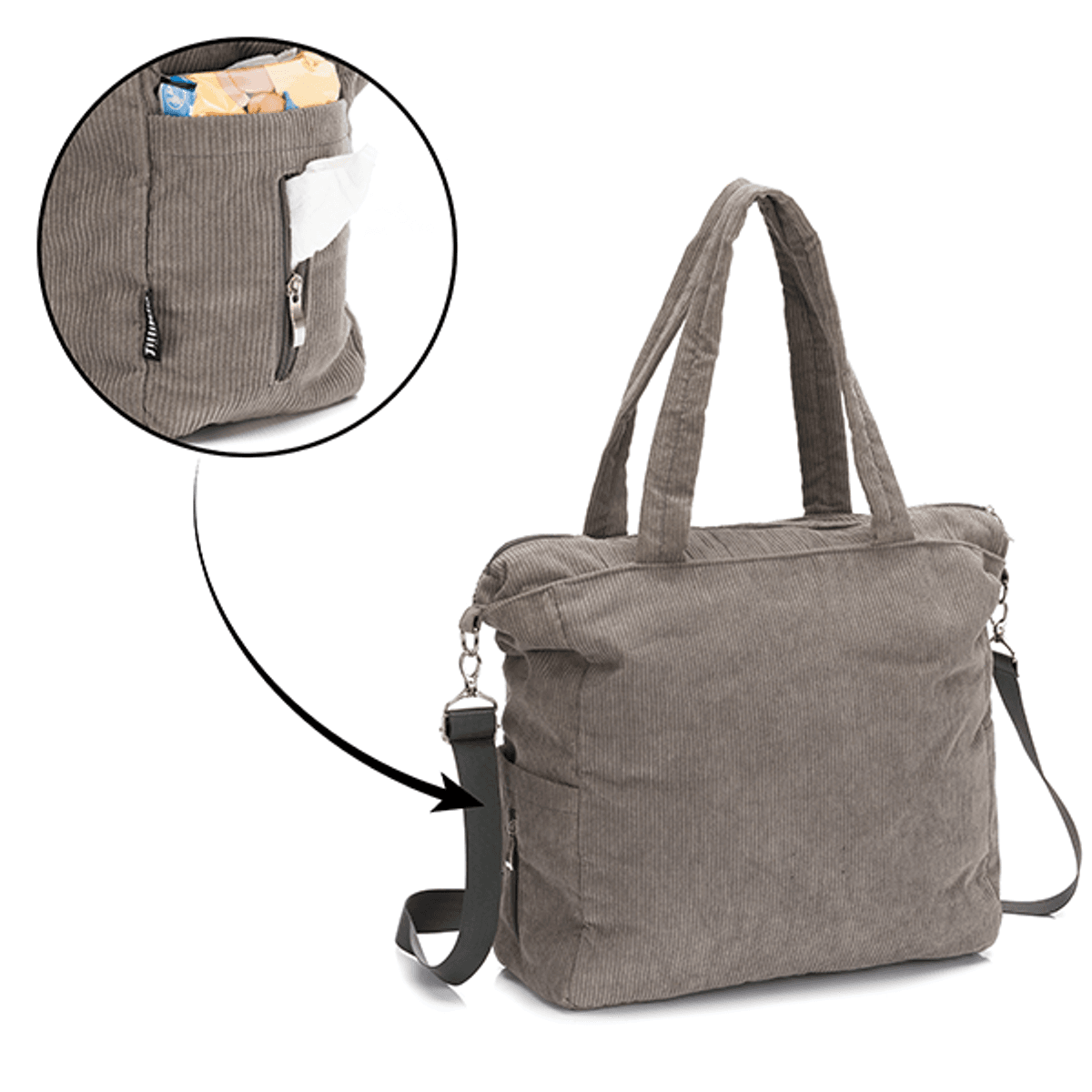 Fillikid | Stelleveske | Cord Grey