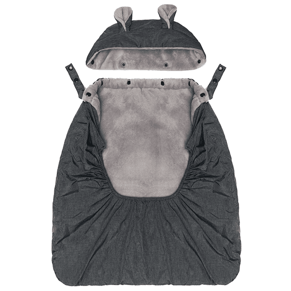 Hovedbilde Fillikid | Bæresele Trekk | Coral Fleece | Grå