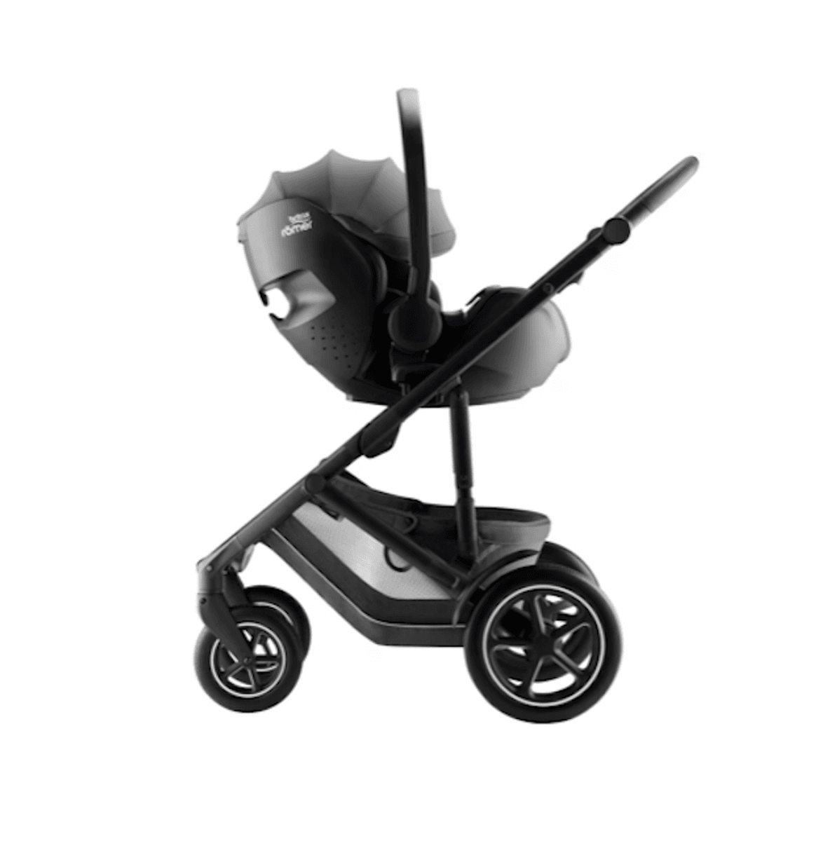 Britax | Smile 5Z Kombivogn + BABY-SAFE Pro Bilstol & Base | Minerale Grey