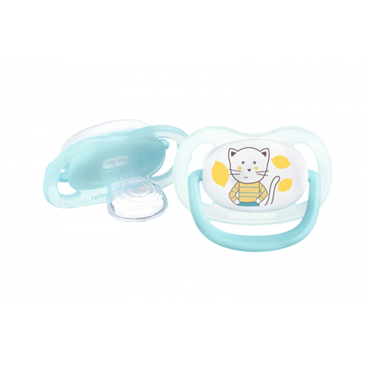 Bebeconfort | Silikon smokk | Physio Air Confort | 0-6 mnd | The Gardener | Blå | 2pk