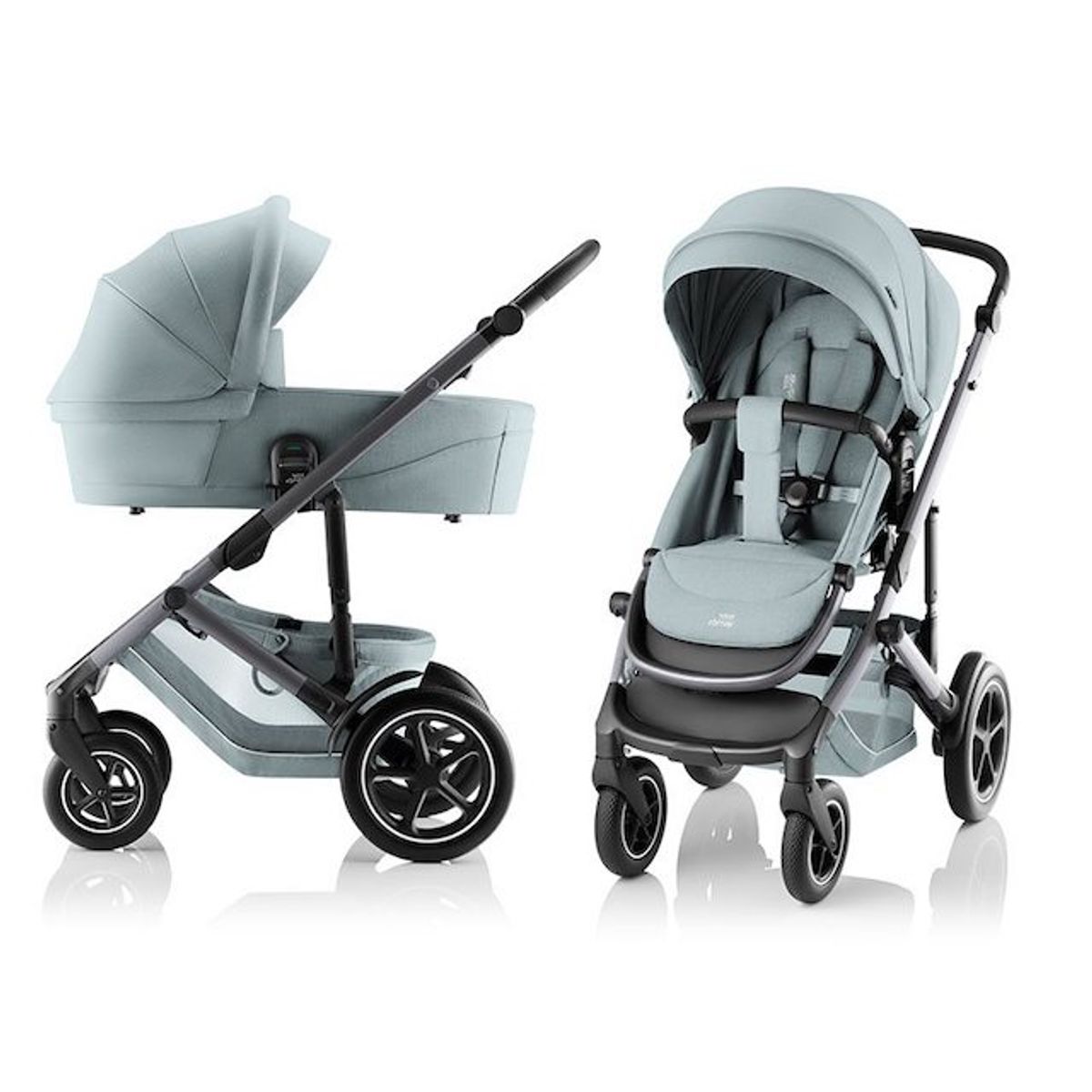 Britax | Smile 5Z Kombivogn + BABY-SAFE Pro Bilstol & Base | Harbor Blue