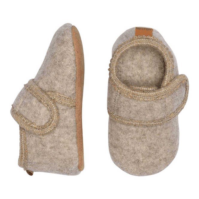 Hovedbilde Melton | Klassiske Ull Tøfler | Beige Melange