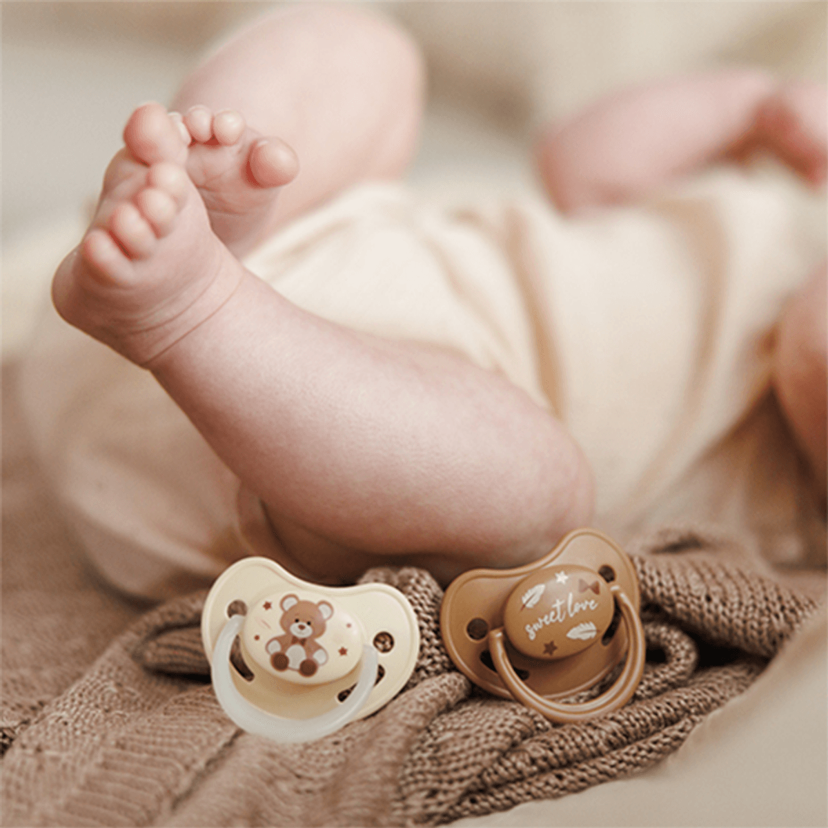 Babyono | Silikon Smokk | 0-6 mnd.
