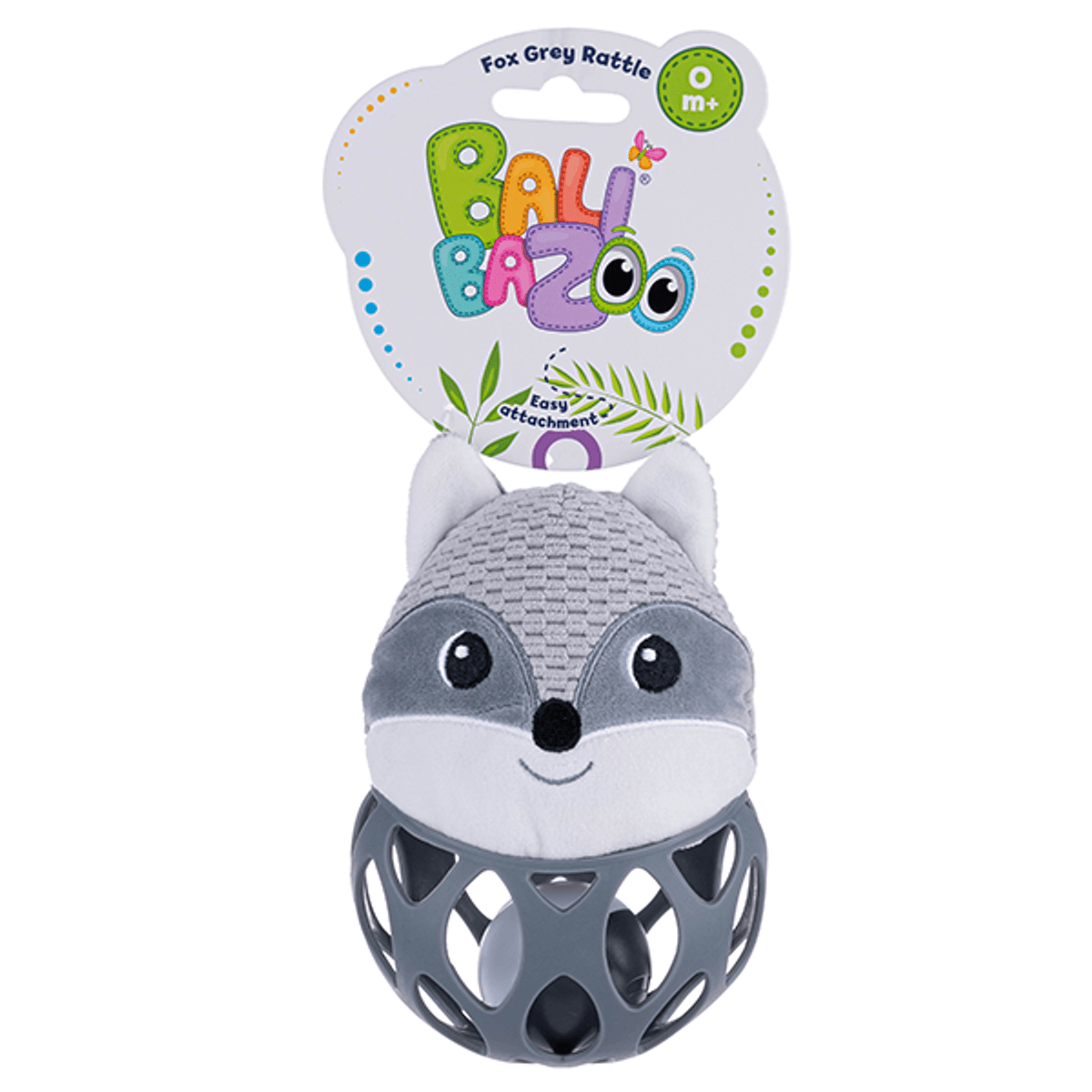 Balibazoo | Rangle og gripe leke | Grå Rev