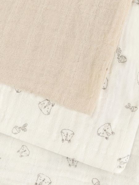 Hovedbilde Pippi | Muslinkluter 3-pk | Rainy Day