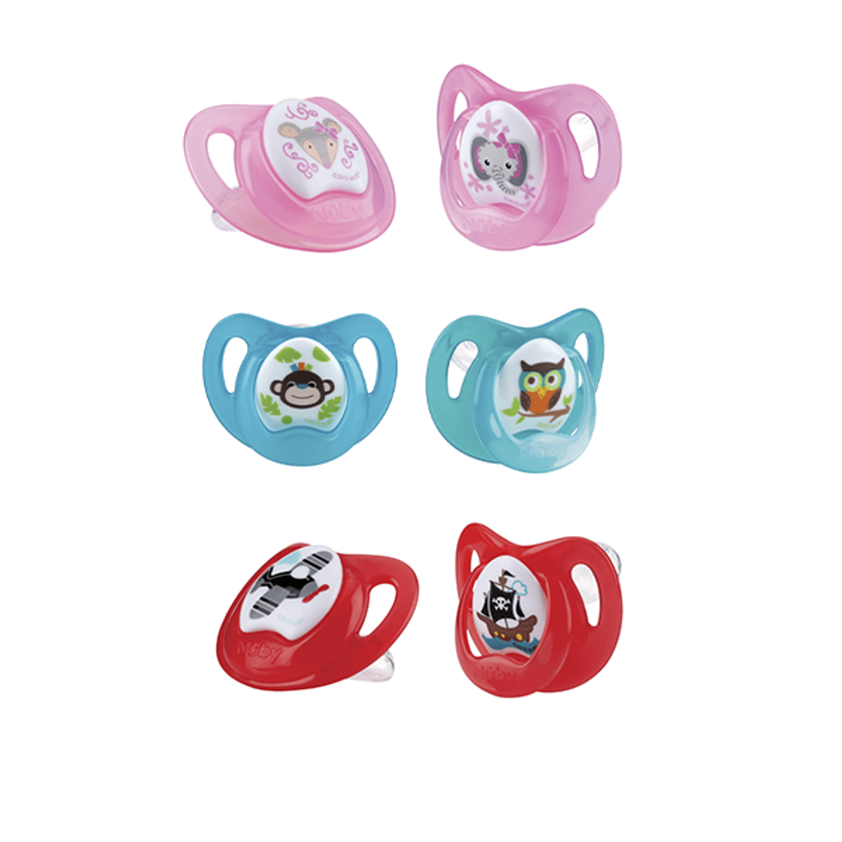 Nûby | Comfort Silikon Narresmokk | 6-36 mnd. | 2pk 